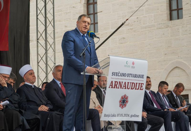 Predsjednik Republike Srpske Milorad Dodik - Svečano otvaranje Arnaudija džamije u Banjoj Luci